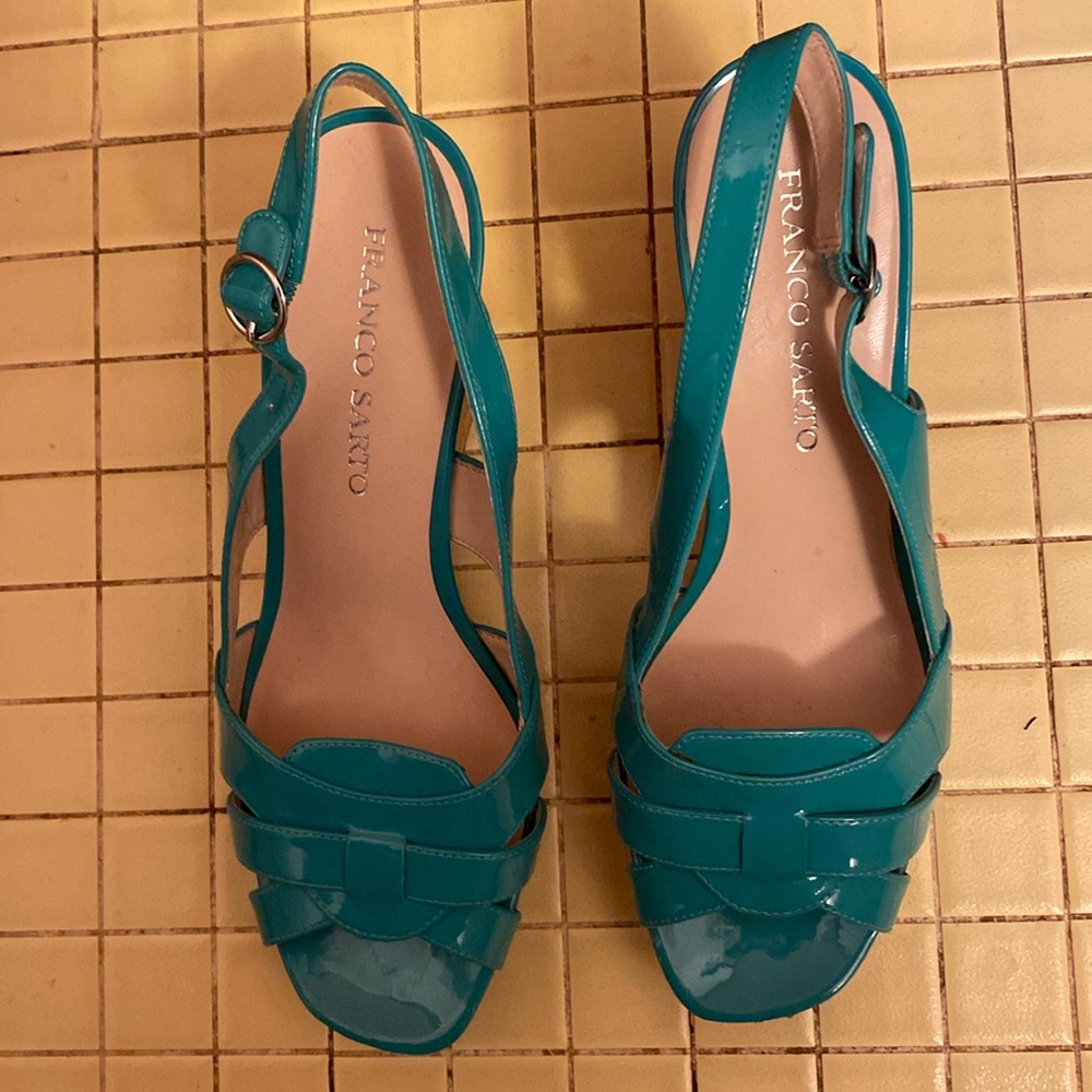 Franco Sarto cork wedge sandal